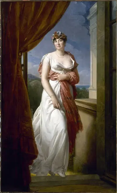 Portrait Of Theresia Cabarrus (1773-1835), Wife Tallien, Then Princess Of Caraman-Chimay by François Gérard, 1773-1835 —…
