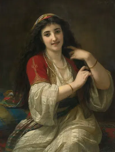 Турецкая красавица by Юг Мерль, 1868 — digital art print download