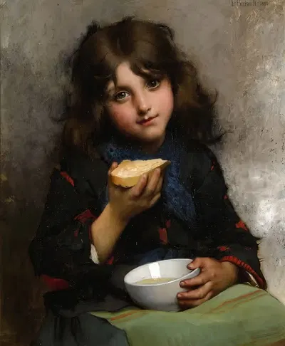 Полдник by Леон-Жан-Базиль Перро, 1880 — digital art print download