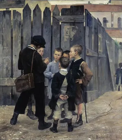 Встреча by Мария Башкирцева, 1884 — digital art print download