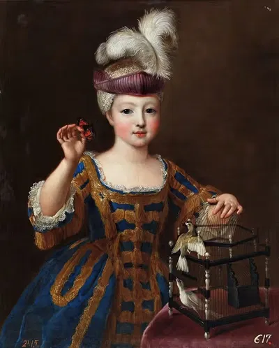 Девочка с клеткой by Пьер Гобер — digital art print download