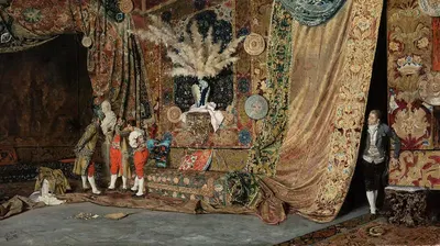 В салоне by Рикардо Вильегас Кордеро, 1879 — digital art print download