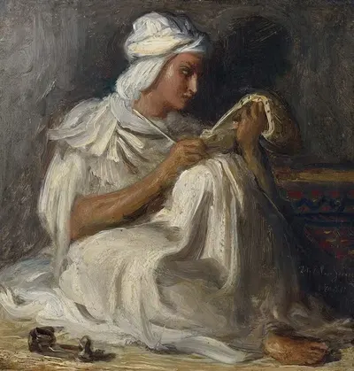Пти Талеб (арабский поэт) by Теодор Шассериу, 1850 — digital art print download