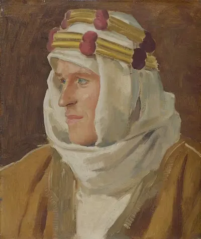 Полковник Томас Эдвард Лоуренс by Август Джон, 1919 — digital art print download