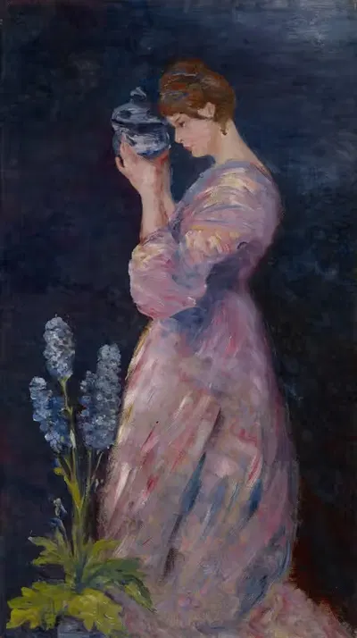 Голубая чаша by Кэтрин Софи Драйер, 1911 — digital art print download