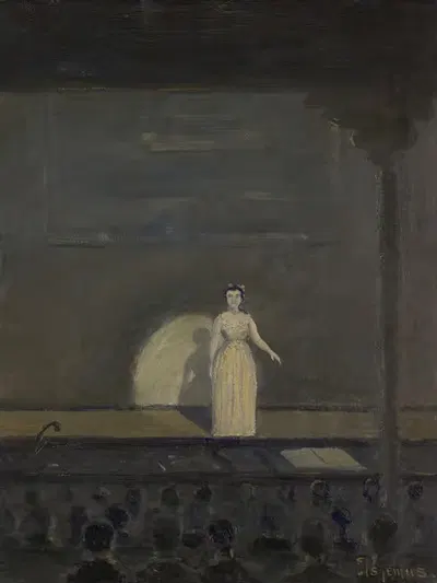 The Concert Singer by Louis Michel Eilshemius — digital art print download