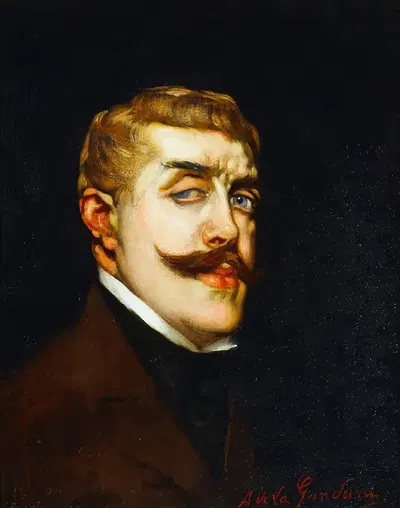 Портрет Жана Лорена (1855-1906), писателя by Антонио де Ла Гандара, 1855-1906 — digital art print download