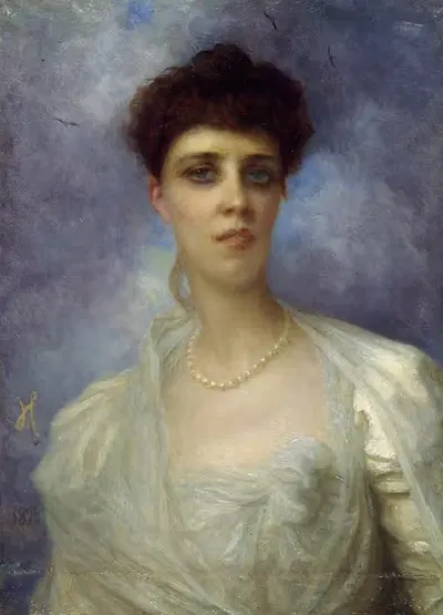 Портрет Марии-Терезы де Сегюр, графини де Гёрн by Эрнест Эбер, 1898 — digital art print download