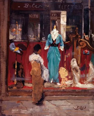 Витрина модного магазина by Эжен Луи Жийо, 1910 — digital art print download