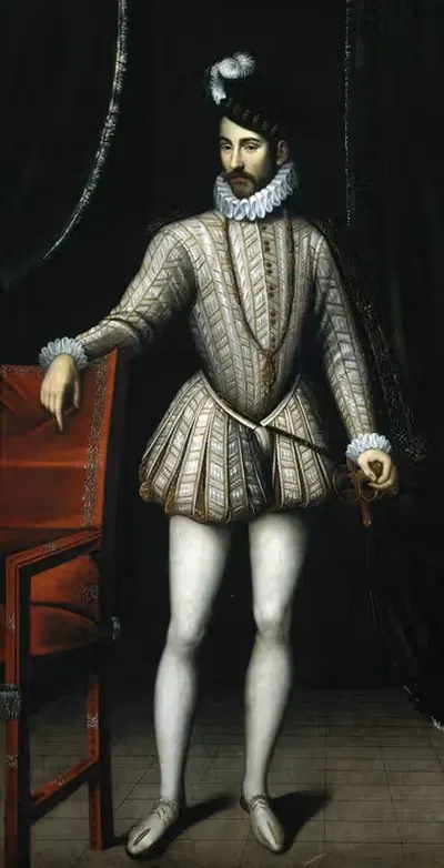 Портрет Карла IX (1550-1574), короля Франции by Франсуа Клуэ, 1550-1574 — digital art print download