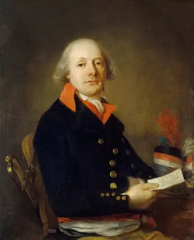 Портрет комиссара войн года IX, предположительно Паскали by Жак Вилбо, 1802 — digital art print download