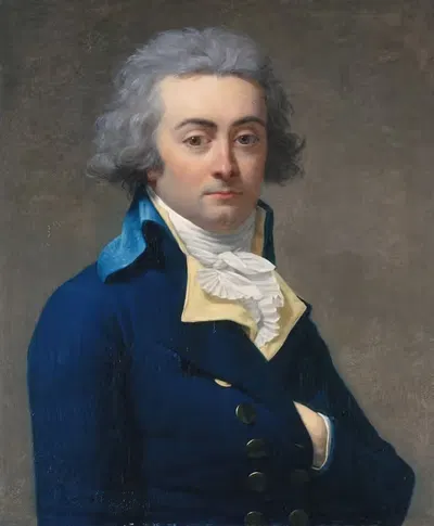 Портрет Мари-Жана Эро де Сешеля (1759-1794) by Жан-Луи Ланевиль, 1759-1794 — digital art print download