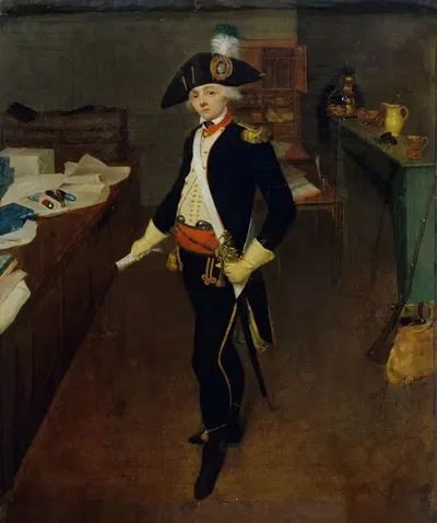 M. Estellé, marchand de galons rue Saint-Honoré by Jean-Marie Hooghstoel, 1790 — digital art print download