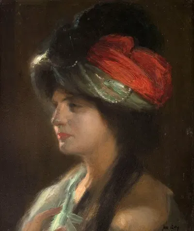 Yamila au turban by Joseph-Marius Jean Avy, 1907 — digital art print download