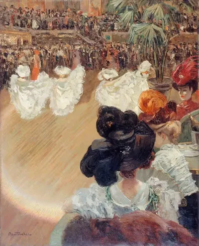 Кадриль на балу Табари by Луи Абель-Трюше, 1906 — digital art print download