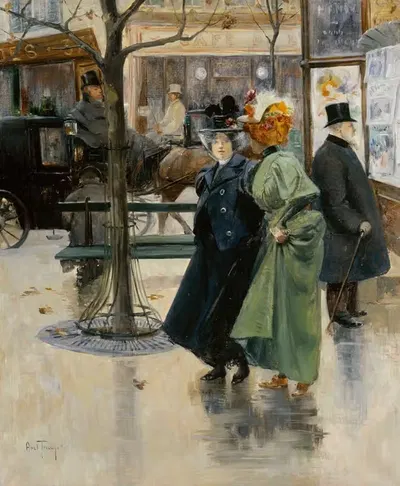 На бульварах by Луи Абель-Трюше, 1895 — digital art print download