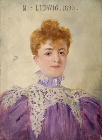 Жанна Людвиг (1867-1898), член Комедии-Франсез. by Марсель Баше, 1867-1898 — digital art print download