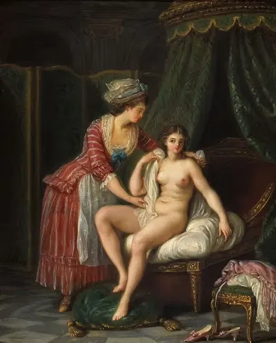 Купание by Николас-Рене Жоллен, 1780 — digital art print download