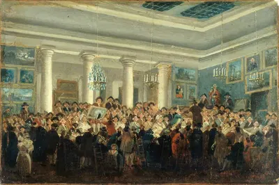 Публичная продажа картин by Пьер-Антуан Демаки, 1785 — digital art print download