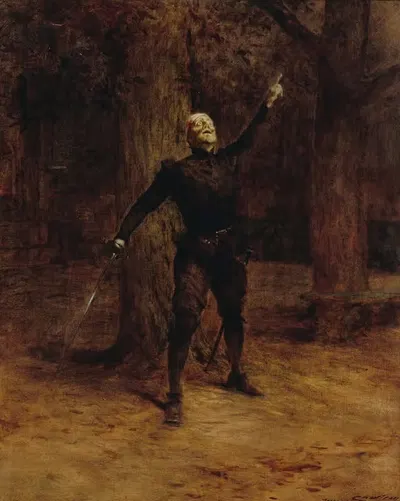 Portrait de Constant Coquelin dans le rôle de Cyrano de Bergerac by Théobald Chartran, 1901 — digital art print download