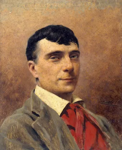 Portrait de Gustave Worms (1836-1910), sociétaire de la Comédie-Française by Théobald Chartran, 1836-1910 — digital art…