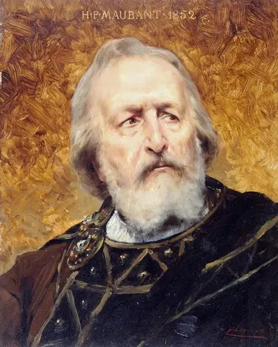Portrait d'Henri Maubant (1821-1902), sociétaire de la Comédie-Française by Théobald Chartran, 1821-1902 — digital art…