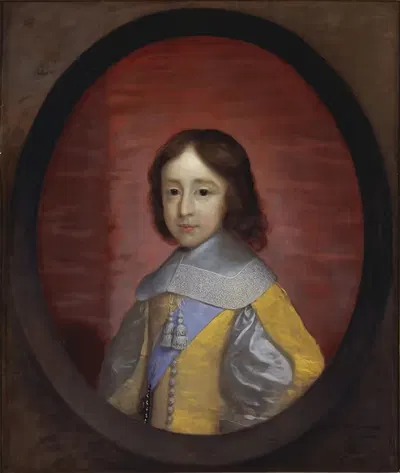 Вильгельм III, принц Оранский, в детстве by Корнелис Йонсон ван Цейлен, 1657 — digital art print download