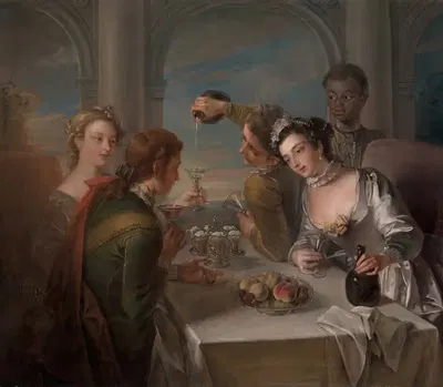 The Sense of Taste by Philippe Mercier — digital art print download
