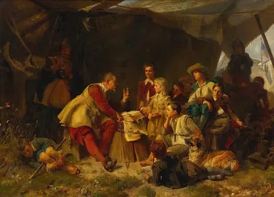 Какое это было время by Адольф Эберле, 1867 — digital art print download