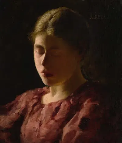 Melancholy by Albert von Keller — digital art print download