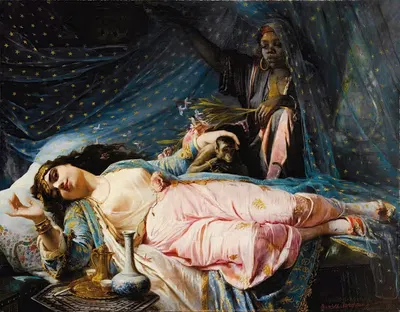 Princess Nazili Hanum by Elisabeth Jerichau Baumann, 1875 — digital art print download