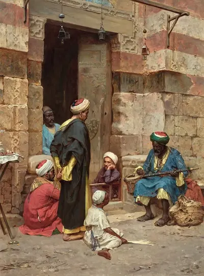Музыкант by Артур фон Феррарис, 1889 — digital art print download
