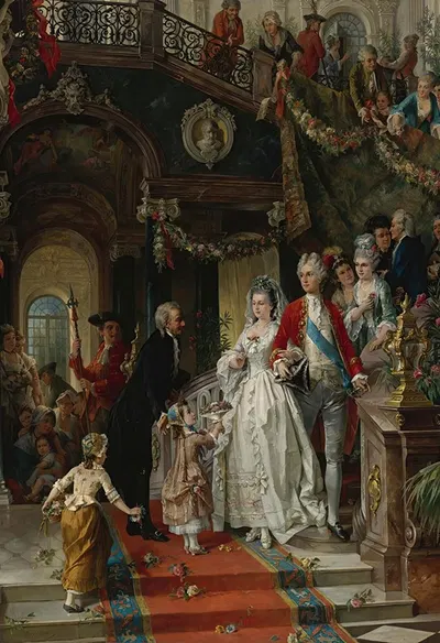 The Wedding Party by Carl Herpfer — digital art print download