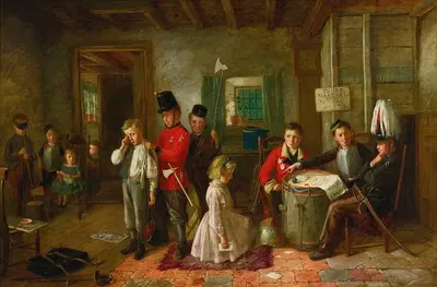 Военный трибунал by Чарльз Хант младший, 1872 — digital art print download