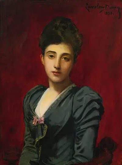 Портрет графини Лили де Русси де Саль by Каролус-Дюран, 1888 — digital art print download