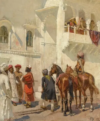 Before The Hunt by Edwin Lord Weeks — digital art print download