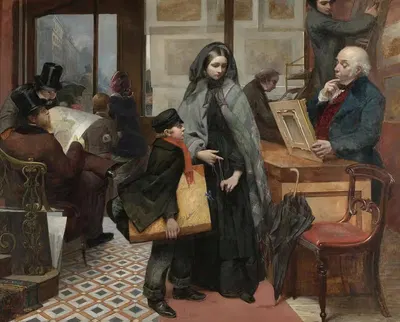 Nameless And Friendless, The Rich Man's Wealth Is His Strong City by Emily Mary Osborn — digital art print download