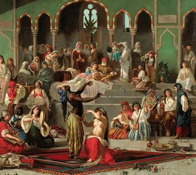 Танцовщицы гарема by Жорж-Франсуа Гийо — digital art print download
