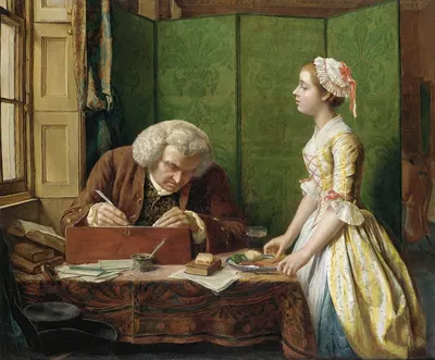 Доктор Джонсон в Кэйвс by Генри Уоллис, 1854 — digital art print download