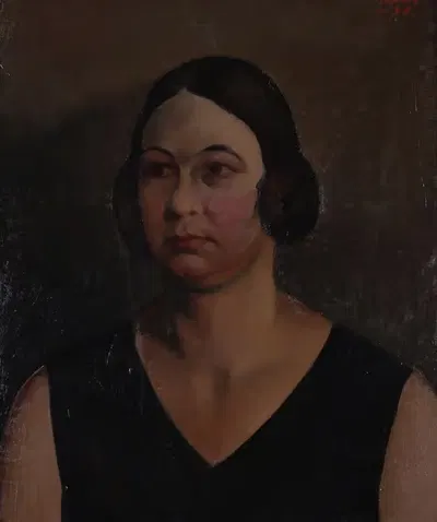 Portrait Of A Woman (Mrs. Lönngren) by Ilmari Aalto, 1930 — digital art print download