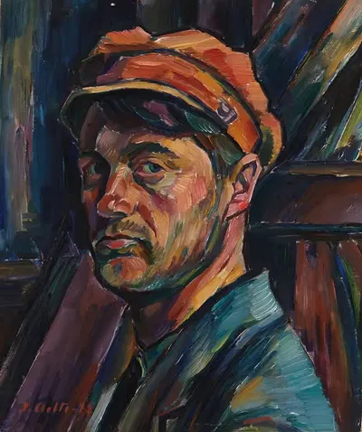 Self-Portrait by Ilmari Aalto, 1922 — digital art print download