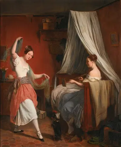 The Improvised Dance by Jean-Alphonse Roehn — digital art print download