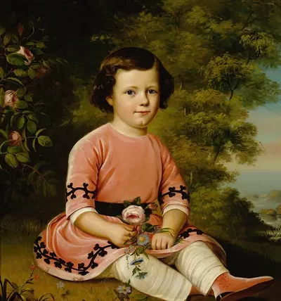 Ф. М. Маексмонтан в детстве by Йохан Эрик Линд, 1850 — digital art print download