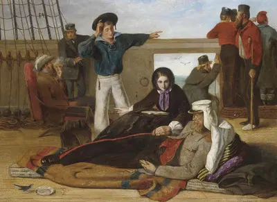 Близко к дому by Джон Далбиак Люард, 1858 — digital art print download