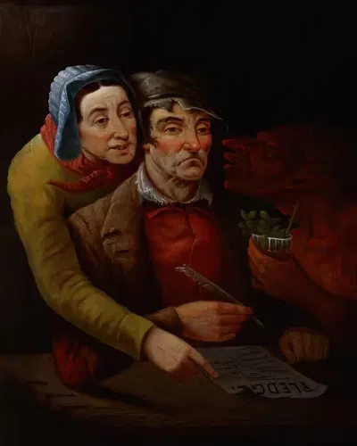 Обет трезвости by Джон Гибсон Данн, 1851 — digital art print download
