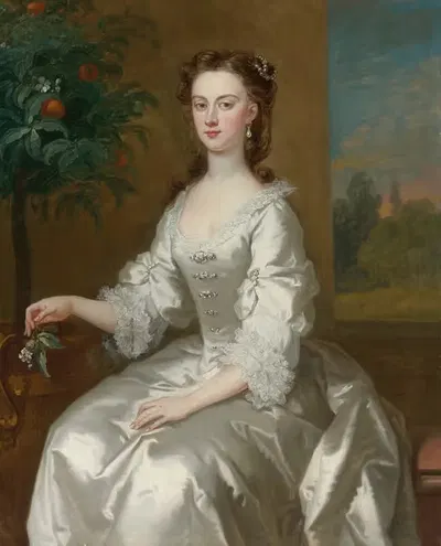 Мария, графиня Делорайн by Джон Вандербанк, 1736 — digital art print download