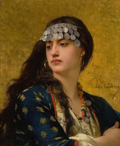 Fatima by Jules Joseph Lefebvre, 1883 — digital art print download