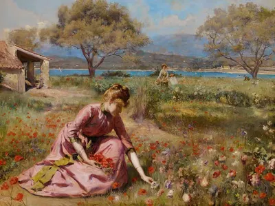 Первая весна by Юлий Лебланк Стюарт, 1890 — digital art print download