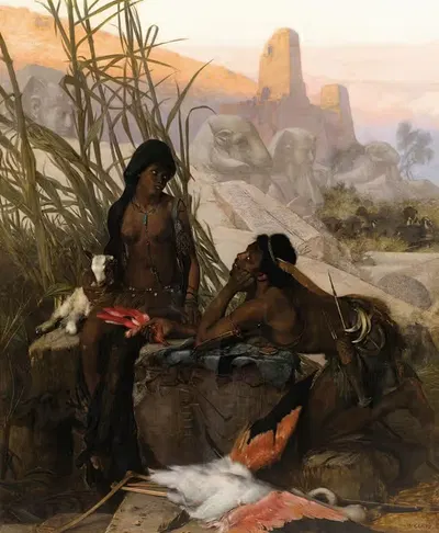 Nubian Hunters by Wilhelm Gentz — digital art print download