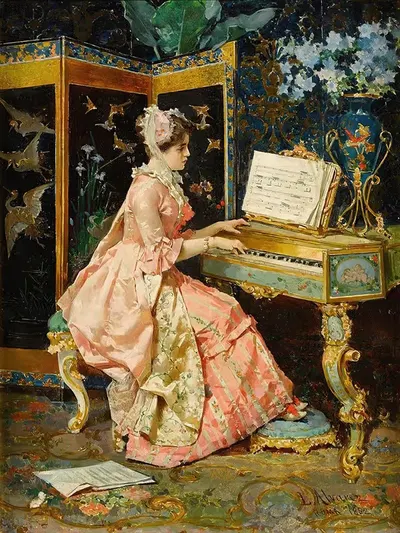 Ожидаемая записка by Луис Альварес Каталя, 1882 — digital art print download